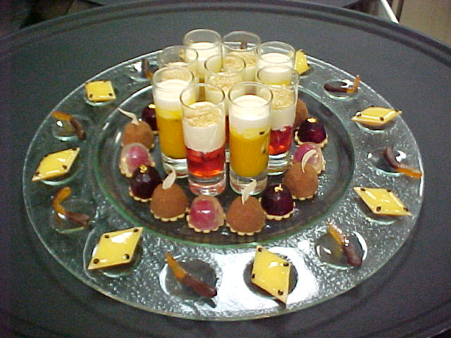 Dessert canapees