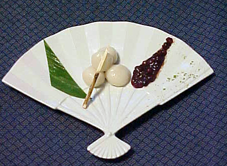 Dangoes with Azuki Paste 