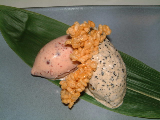 Azuki  and Seesame Ice cream 